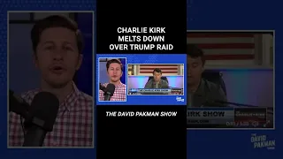 Charlie Kirk MELTS DOWN Over the Trump Raid #shorts