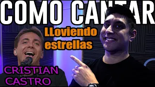 Cómo cantar "Lloviendo estrellas" de Cristian Castro - Abel Aciar vocal Coach.