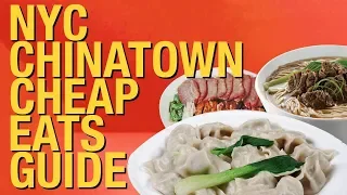 Where To Eat in Chinatown NYC ? 10 BEST Cheap Food Joints  ! 🍜