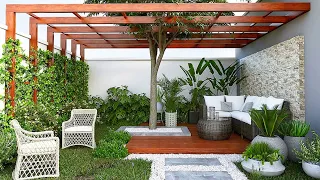 100 Modern Backyard Patio Design Ideas 2024 Home Garden Landscaping ideas | Outdoor Seating Designs