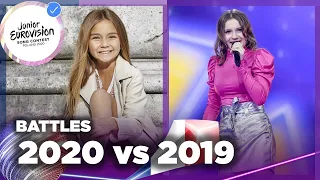 Junior Eurovision 2020 vs 2019 (BATTLES)