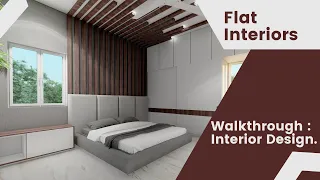 Interior Design of a 3BHK Flat | Walkthrough animation