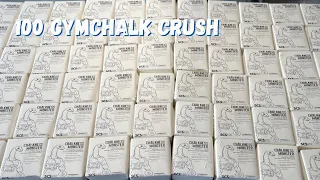 100 Crispy Flaky Gymchalk Crush | 10K Celebration 🎉🎊🍾 | So Satisfying ASMR