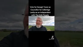 Daragh Toner candidate for Celbridge Lexlip Councillor in Kildare Ireland 🇮🇪 with The Irish People☘️