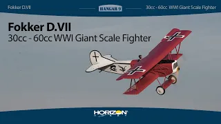 Hangar 9 Fokker D.VII 30cc - 60cc ARF - WWI Giant Scale Fighter