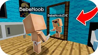 BEBENOOB SE CONVIERTE EN BEBENOOB.EXE!!😨🔪 BEBE NOOBSI VS BEBE NOOB MINECRAFT NOOB VS PRO