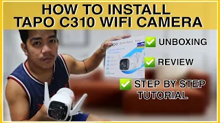 TAPO C310 WIFI CAMERA UNBOXING,REVIEW AND TUTORIAL | Team Delfin CL