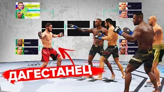 Борец ХАБИБ vs ЖЕСТКИЕ УДАРНИКИ UFC в Гран-При Турнире - АБСОЛЮТНАЯ ВЕСОВАЯ