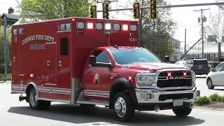 *EQ2B Siren* Conway, NH Fire Department Ambulance 1 Responding