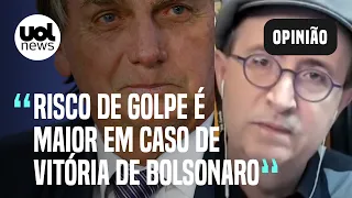 Bolsonaro não quer democracia; vitória é risco real de morte da democracia, diz Reinaldo Azevedo