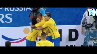 neymar skills, goals and fouls vs Paraguay 29/03/2017