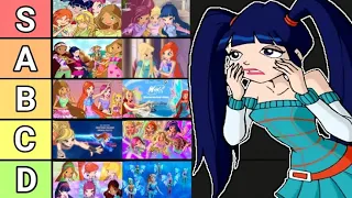 RANKEANDO TEMPORADAS E FILMES DO CLUBE DAS WINX - TIER LIST