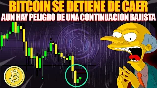 BITCOIN SE DETIENE DE CAER DE MOMENTO | PRONOSTICO BITCOIN HOY ESPAÑOL