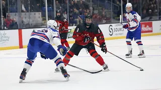 Highlights from Canada Red vs. United States at the 2023 World Under-17 Hockey Challenge