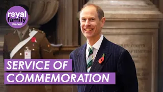 Prince Edward attends Service of Commemoration at Westminster Abbey