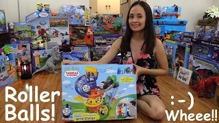 My First Thomas & Friends Rail Rollers Spiral Station Unboxing + Minions Dolls