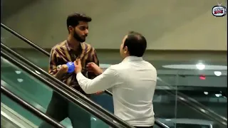 Train Horn Prank On Escalator (Gone Wrong) | Amanah Mall | Prank In Pakistan