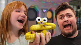 ADLEY PRANKS her FRiENDS at the SPACESTATiON!!  🐍 snake on the loose in the office!