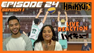 HAIKYUU!! EP. 24 LIVE REACTION "KARASUNO VS JOHSAI: RALLY! THE WINNER TAKES IT ALL"