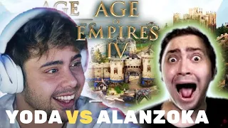 Yoda E Pimpimenta Vs  Alanzoka  No Beta  Do Age Of Empires 4 #1