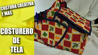 Como hacer 1 💖 COSTURERO DE TELA 💖paso a paso. TUTORIAL.