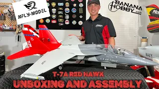 Xfly-model T-7A Red Hawk 80mm unboxing and assembly