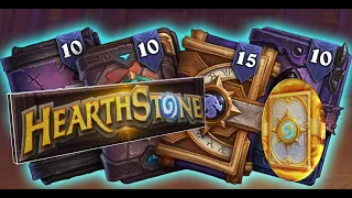 Opening of 20 boosters in the online game Hearthstone, discovery and explanation of the cards!