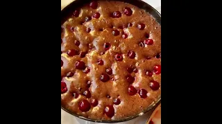 Пирог с вишней. Пьянная вишня. /drunk cherry cake