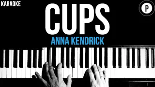 Anna Kendrick - Cups Karaoke SLOWER Acoustic Piano Instrumental Cover Lyrics