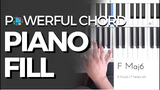 Chord Piano Fill -- (Sound advanced QUICKLY)