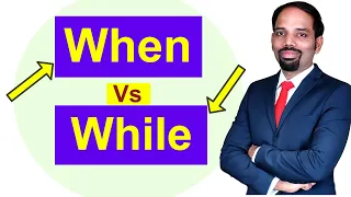 When and While in Tamil | Spoken English in Tamil