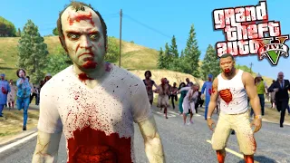 ИГРАЮ ЗА ЗОМБИ ТРЕВОРА в ЗОМБИ АПОКАЛИПСИС!! КУШАЕМ ЛЮДЕЙ!  - GTA 5 (МОДЫ ГТА 5)