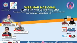 Webinar Nasional MGBK SMK Kota Surakarta & UBSI