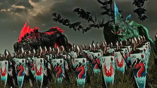 Sea Elves Vs Vampire Counts | 15,000 Unit Cinematic Battle | Total War Warhammer 2