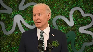 ‘Embarrassment’: Joe Biden slurs his way through St Patrick’s Day speech