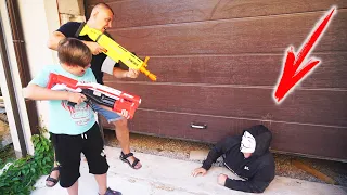 НОВАЯ ЛОВУШКА для АНОНИМУСА!!! 5 серия NERF GUN Матвей и папа