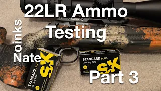 22LR Ammo Test Part 3: SK Standard Plus #czusa #22lr #targetshooting #ammotest