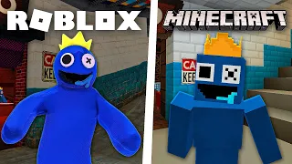 RECRIEI os Jump Scares do AZUL BABÃO No Minecraft - Rainbow Friends -