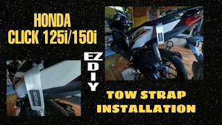 How to Install Tow Strap (sparco) for Click 125i/150i all versions.