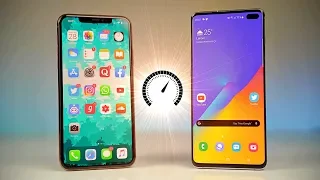 iPhone 11 Pro MAX iOS 13.1.1 vs Galaxy S10 Plus Speed Test! RAM Management FIXED?