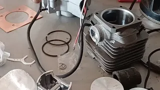 Chainsaw Cylinder Install On A Motorized Bicycle