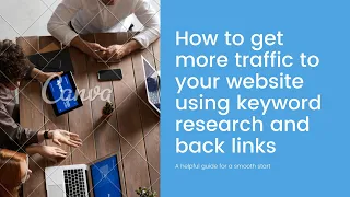 Get More Traffic NOW: Keyword Research and Backlinks Hack! | SEO