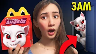 DO NOT ORDER TALKING ANGELA HAPPY MEAL AT 3 AM!! (SHE is REAL!!)