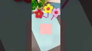 Make a DIY Paper Lollipop Flower Handmade Craft