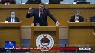 Dodik priprema informacije i deklaracije (BN TV 2021) HD