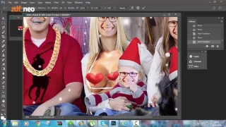 Photoshop Philipp und die Weihnachtskarte  bei Jan Böhmermann.