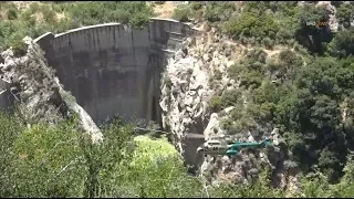 Man dies after jumping 60ft from the closed Rindge Dam into water, Malibu, Ca..