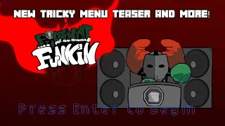 FNF NEW UPDATED TRICKY MENU TEASER (PHASE 3 UPDATE)