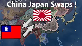 What If China And Japan Swapped Places ? Hoi4 timelpase