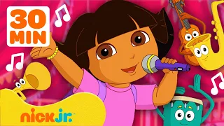 Dora poznaje świat | Zabawne piosenki do śpiewania z Dorą i Butkiem!🎤 | 30 minut piosenek dla dzieci